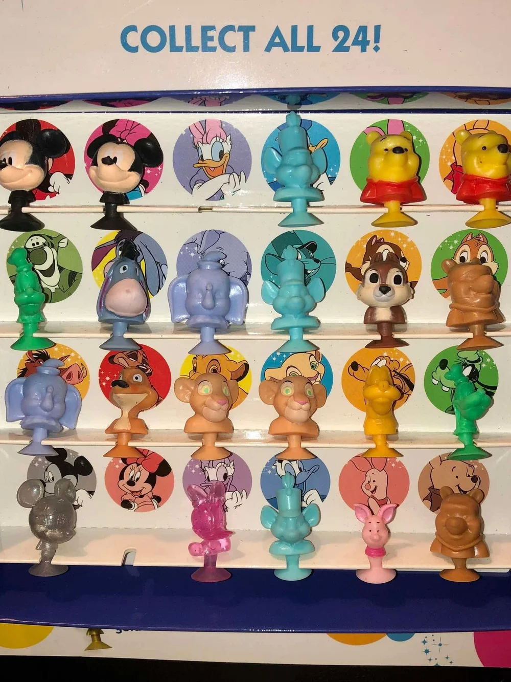 Disney Best Buddies Collector Album - Pink, Blue, Red, Green, Yellow